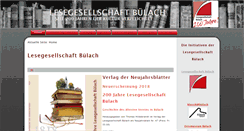 Desktop Screenshot of lesegesellschaft.com