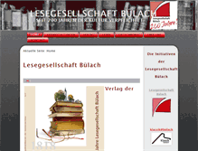 Tablet Screenshot of lesegesellschaft.com